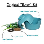 Original Hidden Litter Box Planter – Hooded Cat Litter Box with Fake Plant Cover