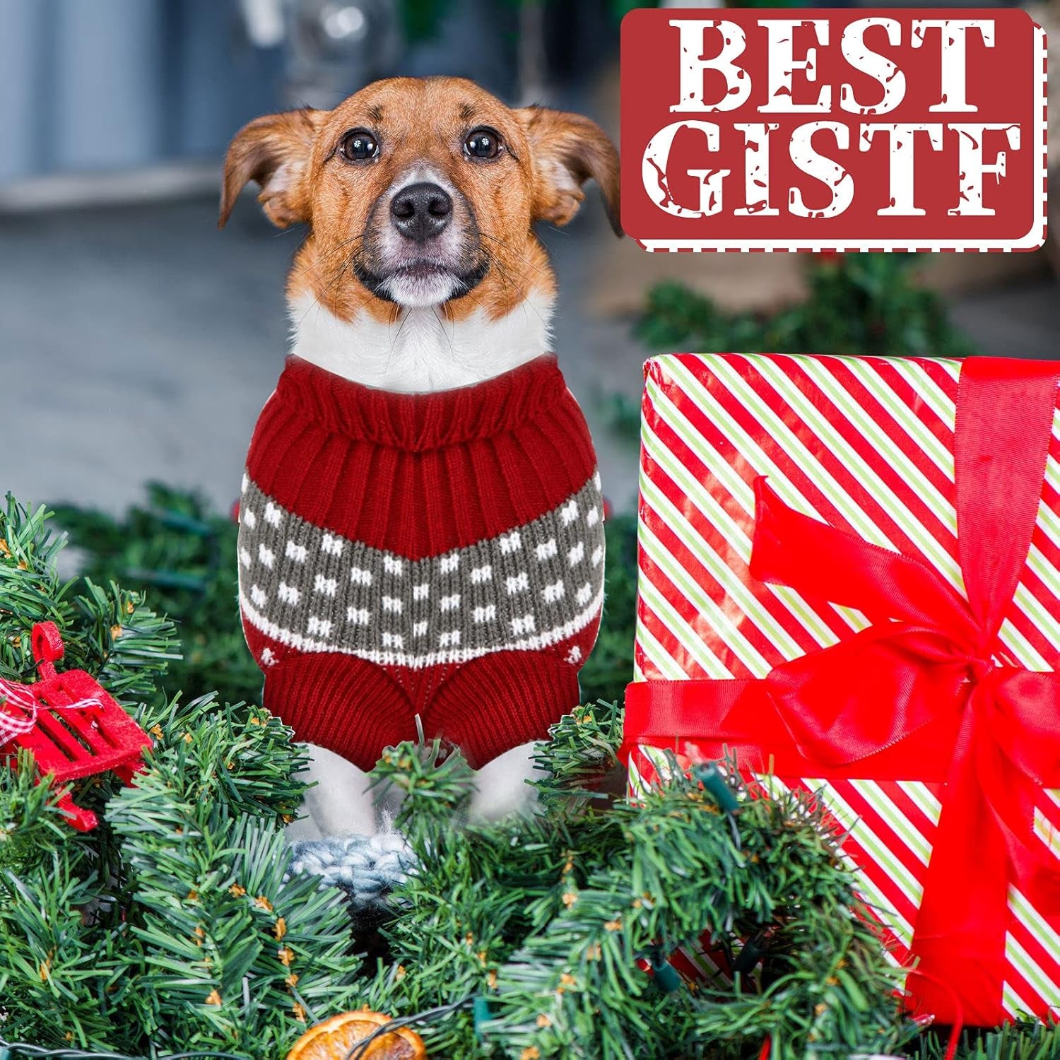 4-Pack Dog Holiday Sweaters – Christmas & Halloween Puppy Clothes with Reindeer, Snowman, Skull & Pumpkin Designs (S–XL) - FurriendlyPaws | Furry Friends, Happy Hearts