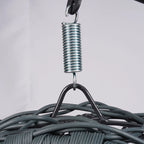 Luxury Cat Swing Hammock with Stand & Cushion – Rattan Wicker Egg Chair for Cats, Indoor Hanging Pet Bed with Breathable Design & Washable Cushion