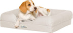 Ultimate Orthopedic Memory Foam Dog Bed with Bolsters – XL (44"x34") Waterproof, Washable Cover, Durable Cotton-Poly Blend