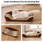 26" Cat Scratcher Couch - Orthopedic Cardboard Lounger