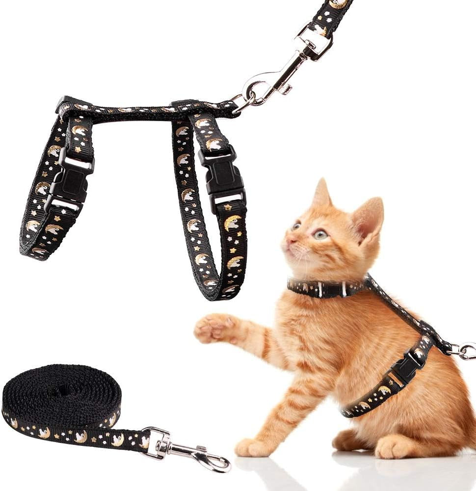 Cat Harness & Leash Set – Escape Proof Adjustable Nylon - FurriendlyPaws | Furry Friends, Happy Hearts