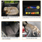Car Back Seat Extender for Large Dogs – Pet Seat Extender with Storage