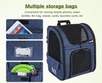 Expandable Pet Carrier Backpack – Breathable Mesh Dog & Cat Travel Bag for Hiking, Camping & Outdoor Adventures (Holds up to 17 lbs)