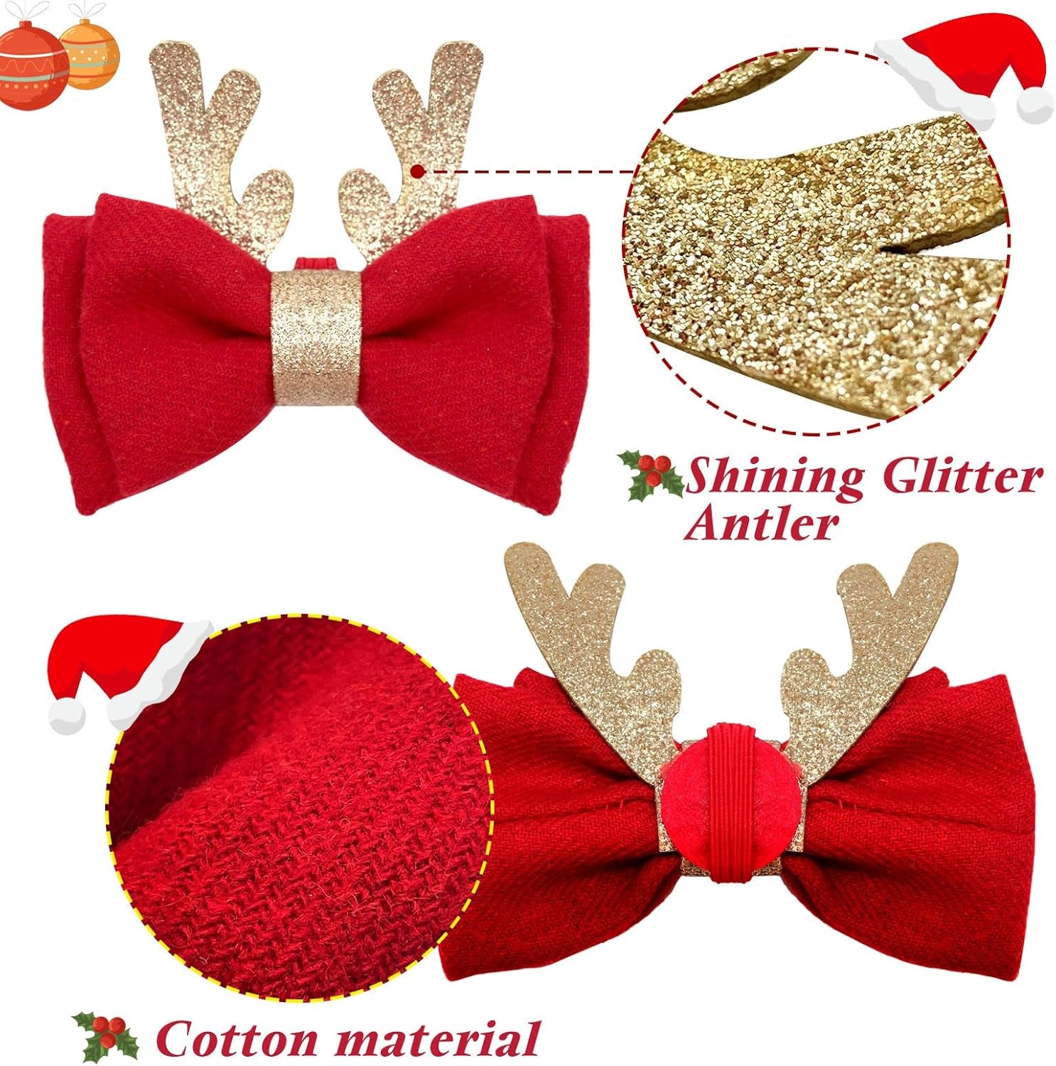 Seasonal Cat Collars 2-Pack – Breakaway Bow Ties with Bells - FurriendlyPaws | Furry Friends, Happy Hearts