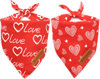 2-Pack Dog Bandanas – Reversible Triangle Pet Scarves for All Seasons, Adjustable Fit - FurriendlyPaws | Furry Friends, Happy Hearts