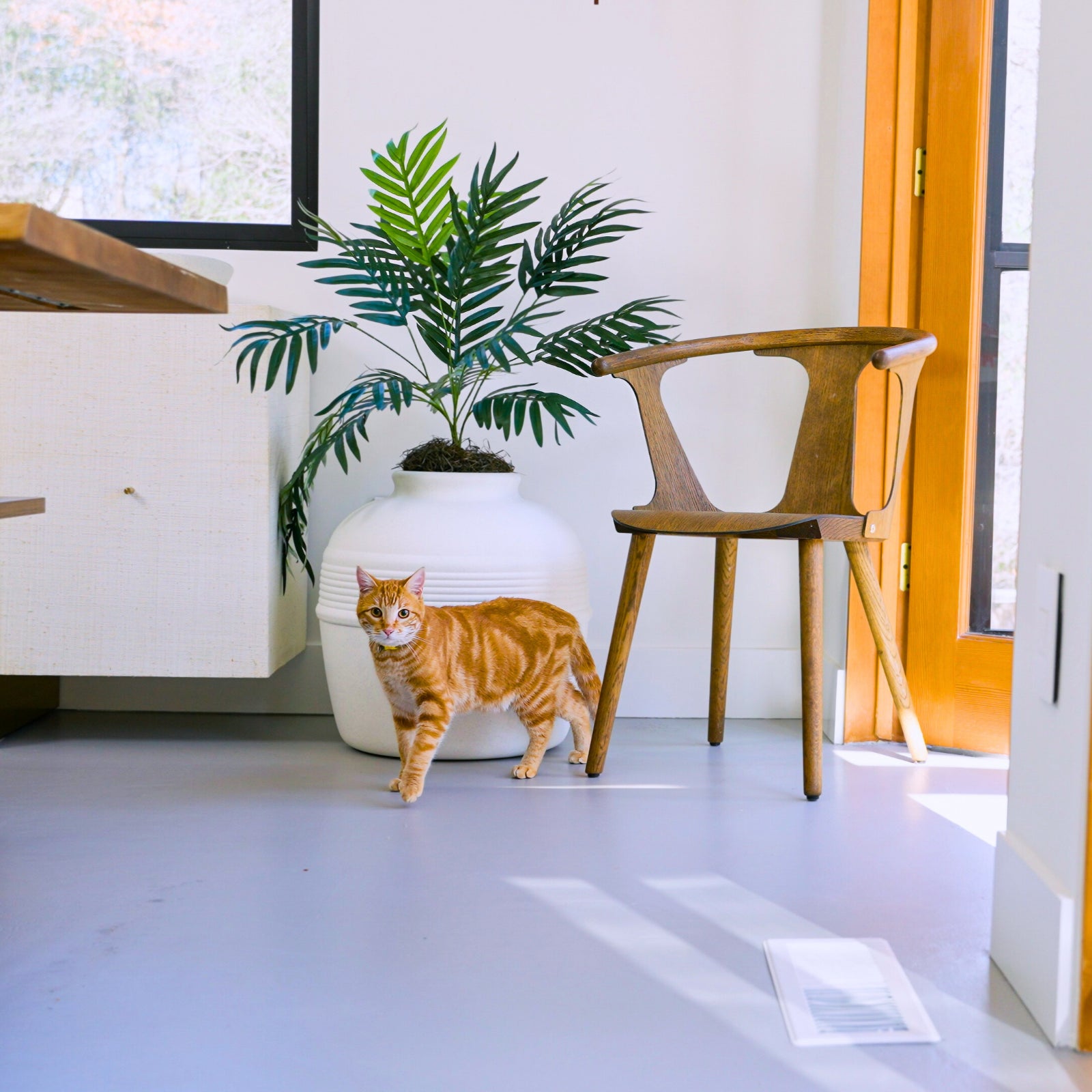 Original Hidden Litter Box Planter – Hooded Cat Litter Box with Fake Plant Cover