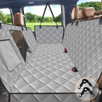 Dog Car Seat Cover for Back Seat  - Waterproof Hammock with Side Flaps & Mesh Window – Heavy Duty Pet Seat Protector