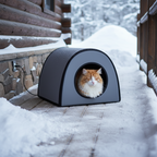 Thermo Mod Kitty Shelter – Outdoor Heated Cat House with Insulated Weatherproof Design