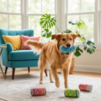 LickCroix Dog Toy 4-Pack (Large) – Sip, Squeak & Play