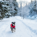 GF Pet Reversible ElastoFit Chalet Jacket – Two Looks, One Cozy Adventure