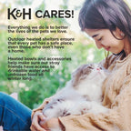 Thermo Mod Kitty Shelter – Outdoor Heated Cat House with Insulated Weatherproof Design