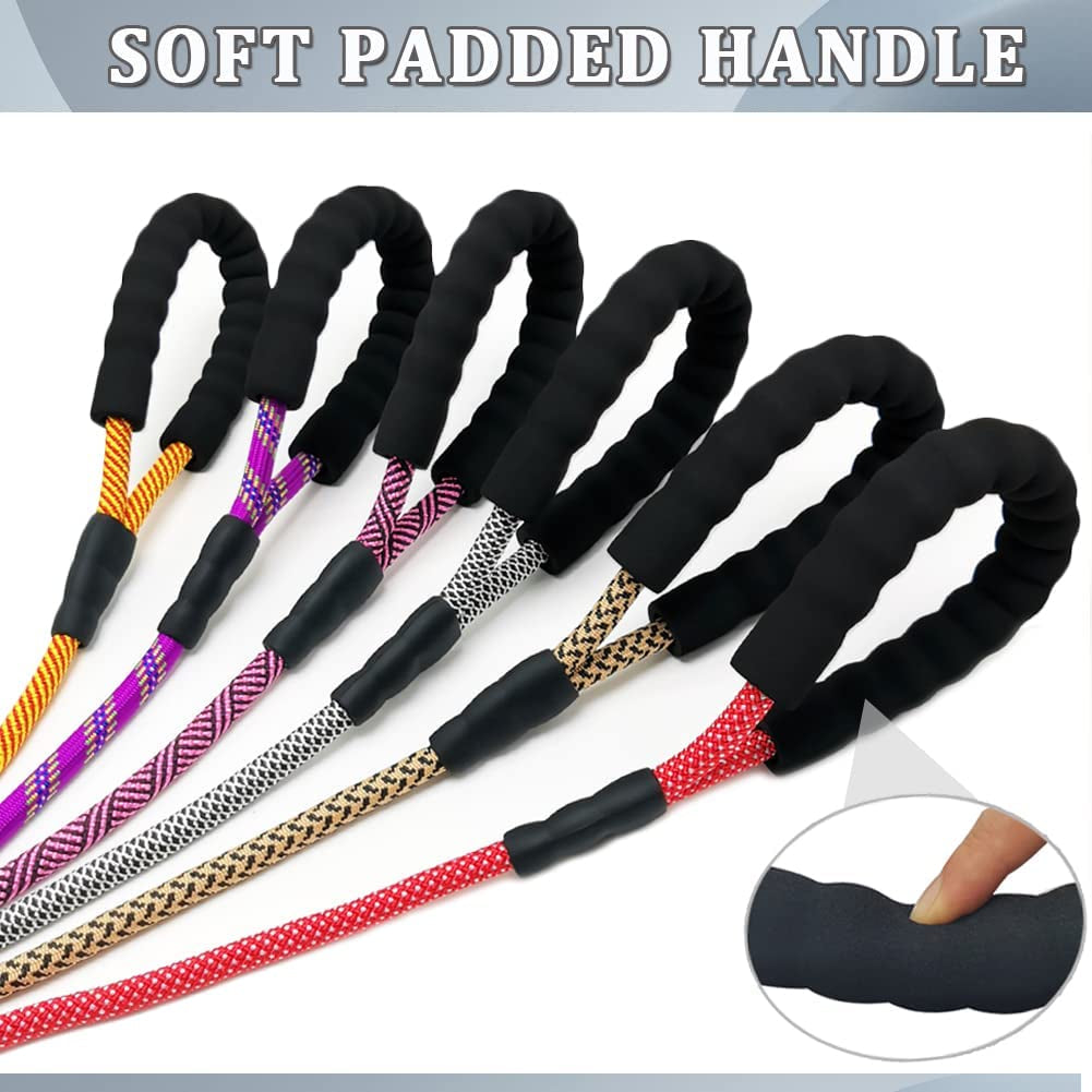 Set of soft padded handles in various designs on a white background