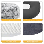 Human Dog Bed – Oversized Memory Foam Pet Bed with Blanket & Pillow - FurriendlyPaws | Furry Friends, Happy Hearts