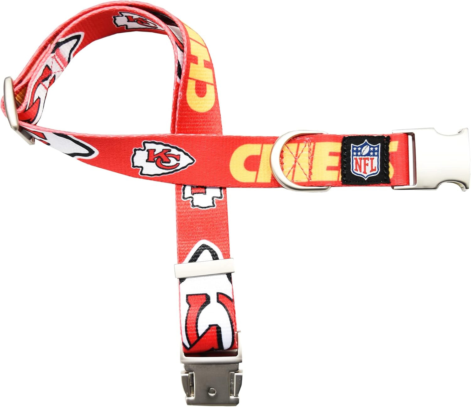 Official NFL Premium Pet Collar – Durable All-Metal Buckle