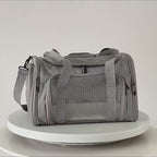 PawPort™ Travel Carrier – Breathable Mesh Pet Bag for Cats & Small Dogs