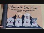 Personalized Pet Mat – Custom Feeding Mat for Dogs & Cats