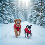 GF Pet Reversible ElastoFit Chalet Jacket – Two Looks, One Cozy Adventure